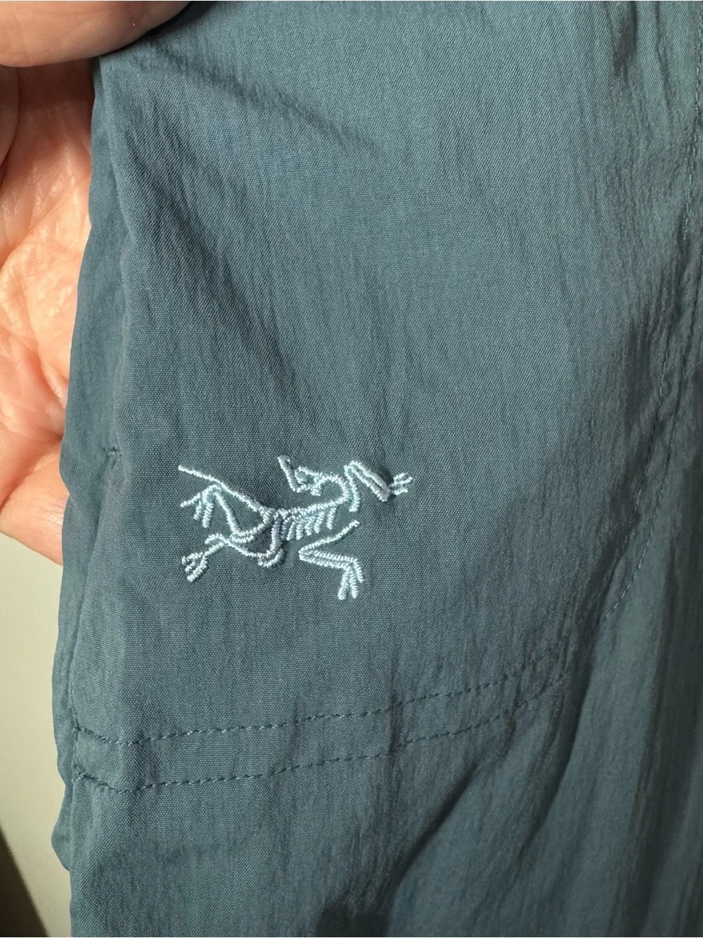 Arcteryx Parapet Trail Pants Women's 6 Blue Hiking Outdoors Gorpcore Low Rise - Picture 5 of 11